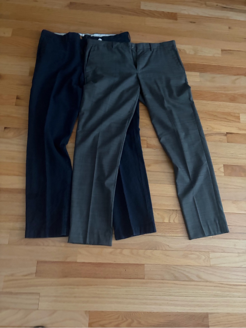 Two-Pair Dress Pants in Navy and Gray